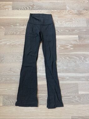 lululemon athletica Black Boot-Cut Flare Yoga Pants